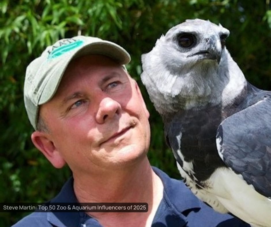 Steve Martin: Acclaimed Animal Trainer and Conservationist a Top Zoo Influencer